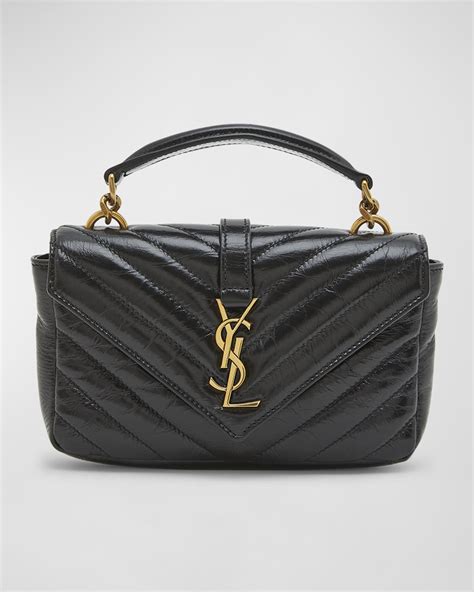 ysl mini college so black